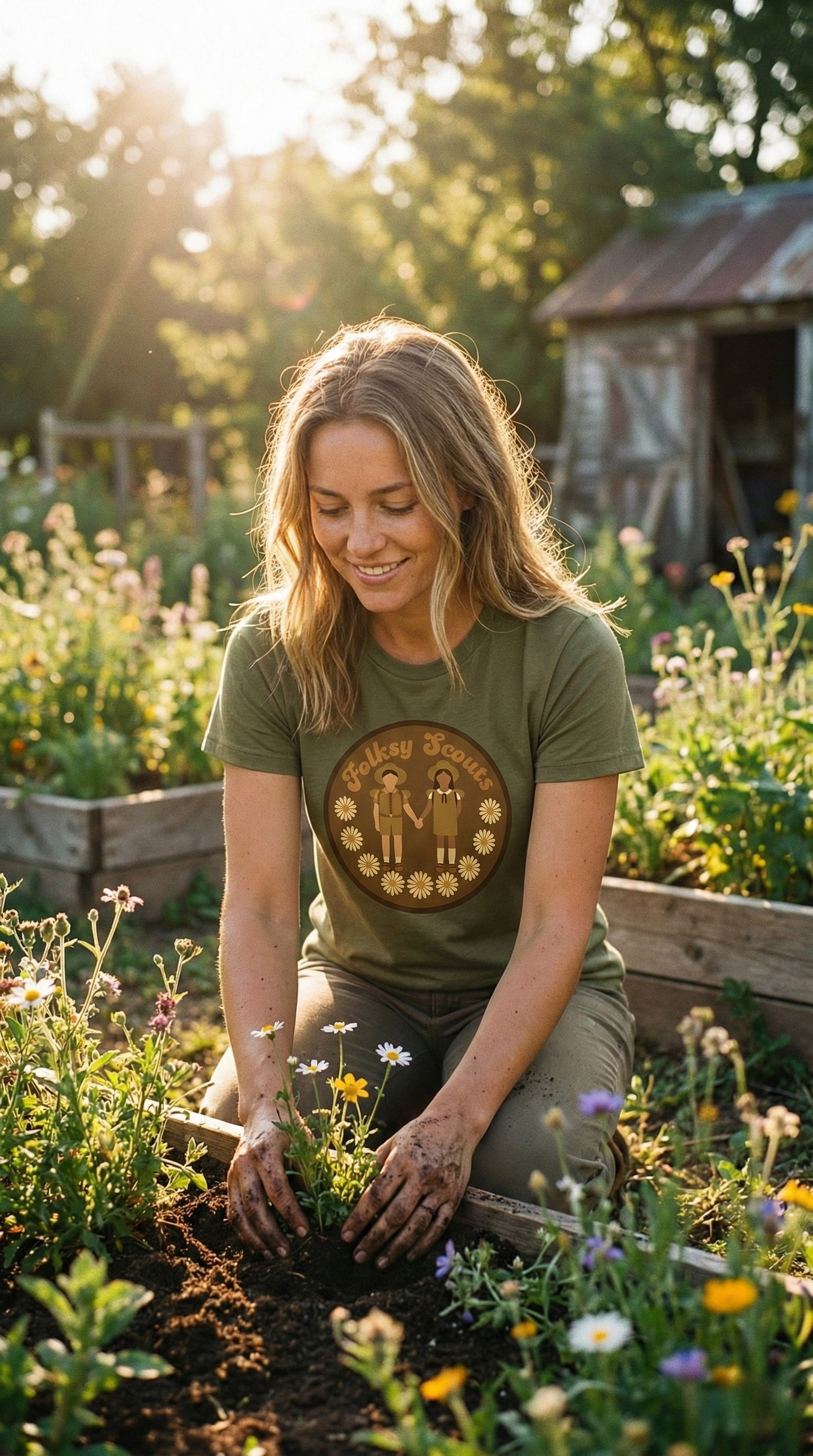 Folksy Adult T-Shirt